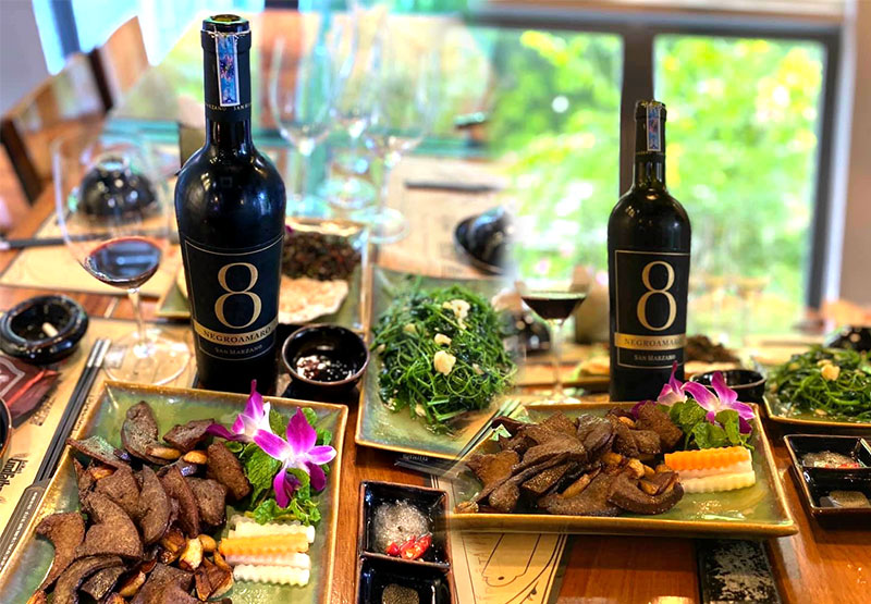 Rượu vang đỏ ý 8 Negroamaro San Marzano tại sài gòn